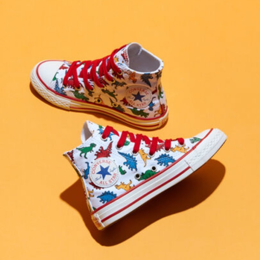 Converse Kids Chuck Taylor All Star Dinoverse High Top Sneakers size 13Y